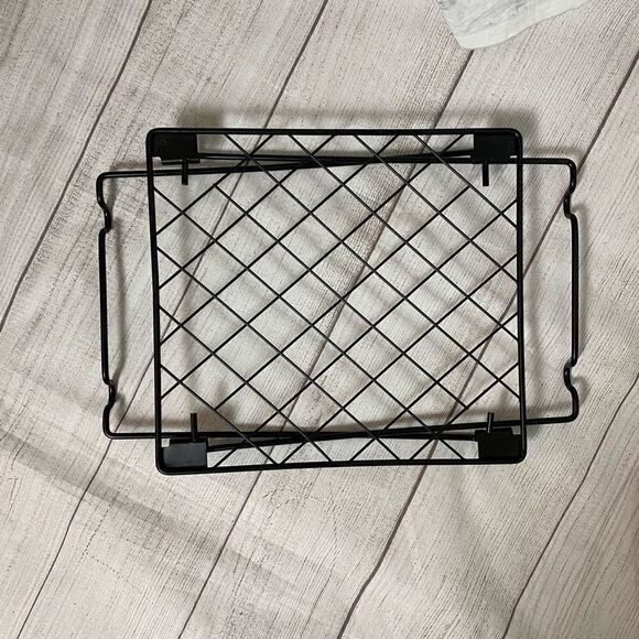 Locker shelf metal collapsible frame black 10”x11” - Picture 5 of 9